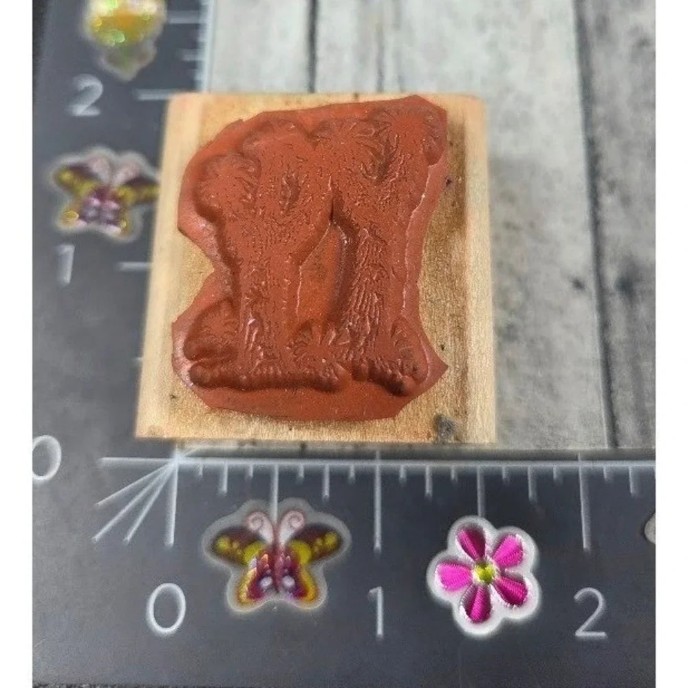 Stampin' Up! Joshua Tree Pair Southwest Rubber Stamp Wood #E34